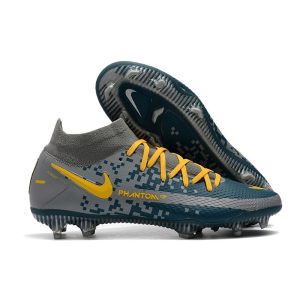 Nike Phantom Generative Texture Elite DF FG Šedá Modrá Žlutá